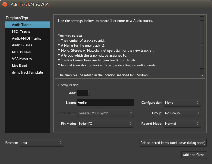the add-track dialog